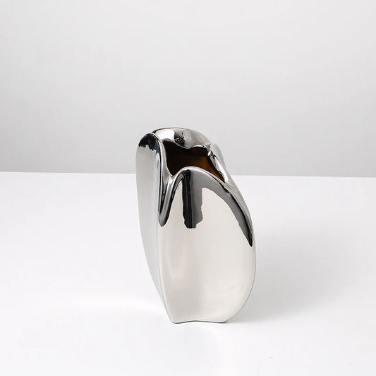 Vase Argenté luxueux